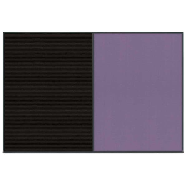 Enclosed Corkboard, 1 Door, 60"x36", 4" Fra, UV3403-BRONZE-BLACK
